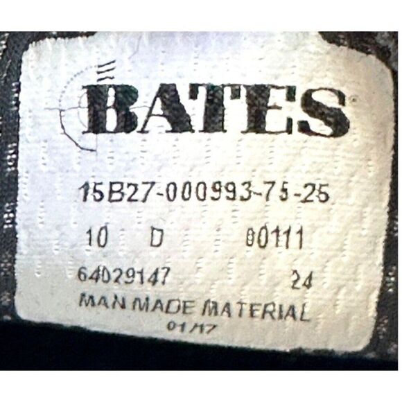 Bates Mens High Gloss Durashocks Uniform Oxford Shoe 10D (M) US E00111 NEW - Picture 3 of 14